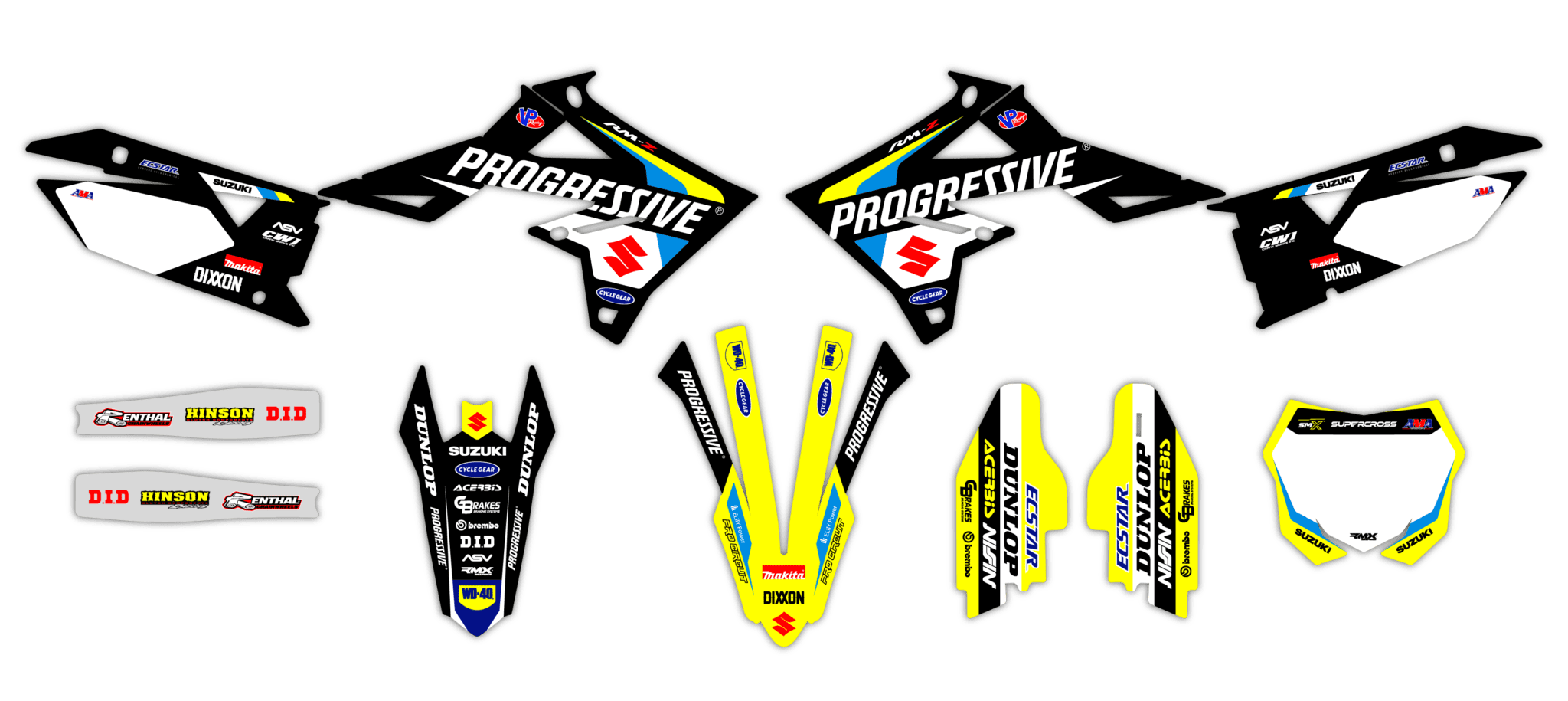 Okleina Suzuki RMZ 450 2018-2026 / RMZ 250 2019-2026 #9591617